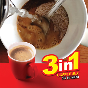 القهوة سريعة التحضير 3 بـ 1