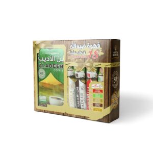 عرض التوفير: بن الأديب مع هال 500غ + 18 ظرف بن 6غ هدية