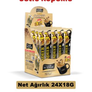 3’ü 1 Arada Sütlü Köpüklü Kahve – 18 g x 24 Adet (Fırsat Paketi)