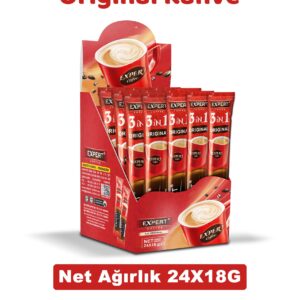 3’ü 1 Arada Orijinal Hazır Kahve 24’lü 18g